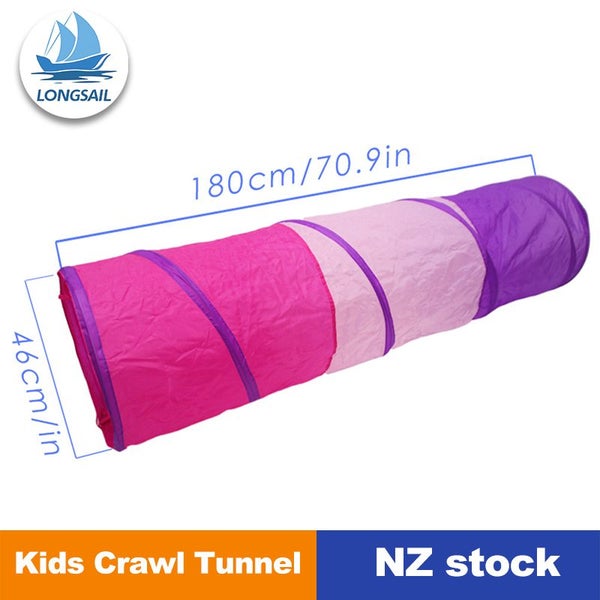 Tube Play Tent Playhouse Kids Crawl Tunnel Indoor Outdoor Toy Carousel 1