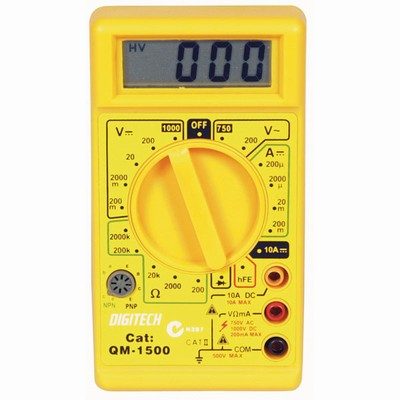 Multimeter! Battery & Leads Incl! Digitech Digital Carousel 1