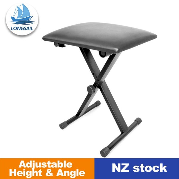 Keyboard Bench X-style Adjustable Padded Carousel 1