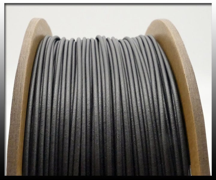PLA-CF Carbon Fibre PLA Composite 1kg 1.75mm - Carbon Fiber Filament Carousel 2
