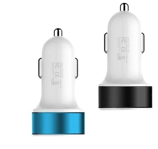 $1 Res ~~ Dual USB Car Cigarette Lighter Charger Adapter Carousel 1