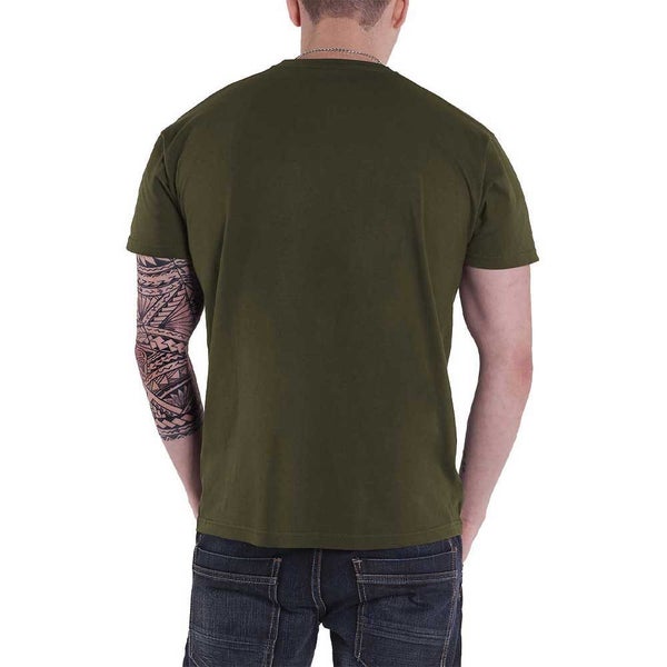 Soundgarden T Shirt Ultramega OK Band Logo new Official Unisex Green Carousel 2