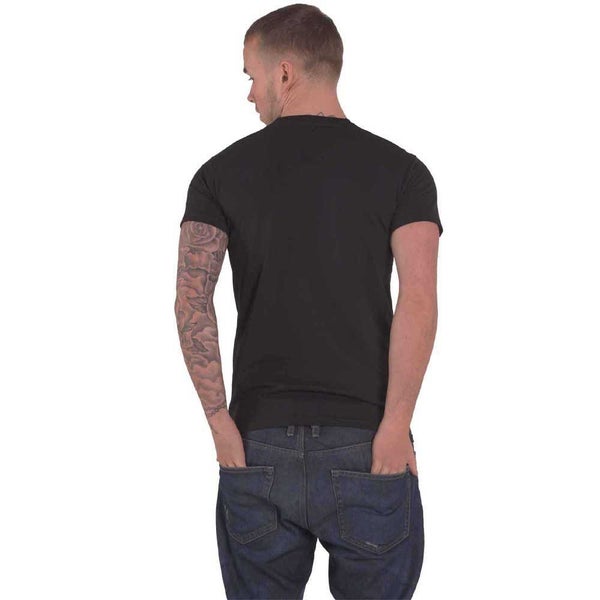 Johnny Cash T Shirt Walking Guitar Front On new Official Unisex Black Carousel 2