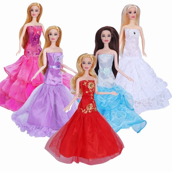 5 Barbie Doll Dress Clothes i2103LB0 Carousel 1