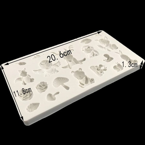 Silicone Mould Forest Animals Fondant Cake Mold I1104WT0 Carousel 10
