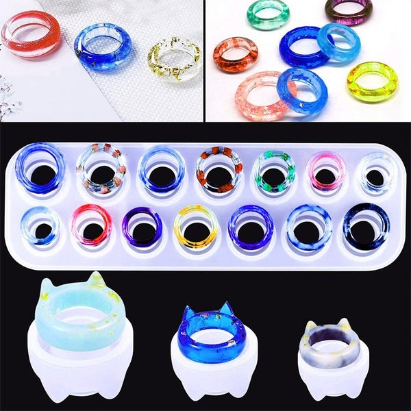 Rings Epoxy Resin Moulds Silicone Molds I0996WT0 Carousel 1