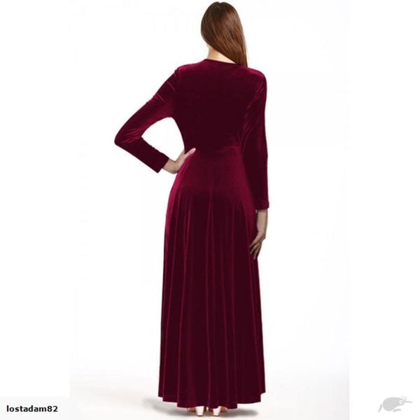 Velvet Maxi Dress 2803965 Carousel 3