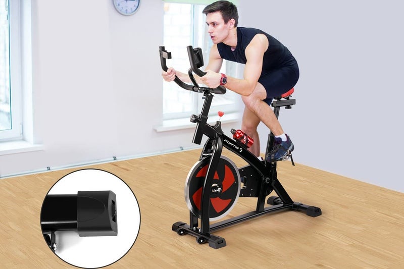 Fortis 13kg flywheel best sale exercise spin bike review