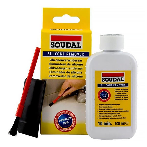 SOUDAL Gel Based Silicone Polymer Acrylic Polybutene Remover 100ml Bottle Carousel 1