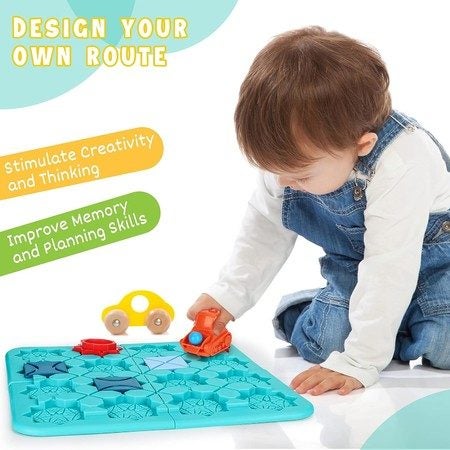 Logical Road Builder, Board Game for Children Aged 3+ Carousel 1