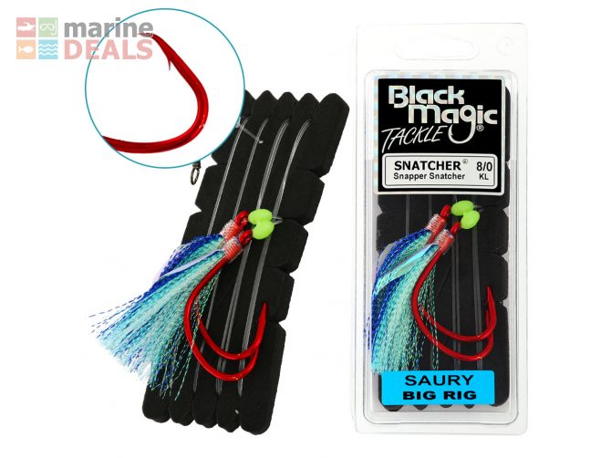 Black Magic Snapper Snatcher Rig 8/0 Saury Carousel 1