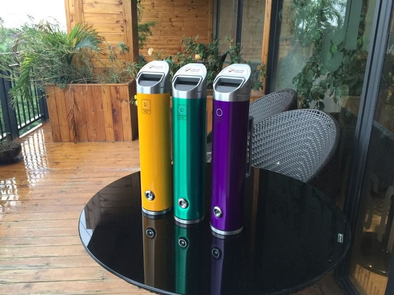 Wall Mounted Ashtray (YB-HW20138-Colour) Carousel 1