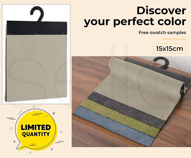 Marlow 2XBlockout Curtains Chenille Blackout Draperies Eyelet Day Colour Sample Carousel 2
