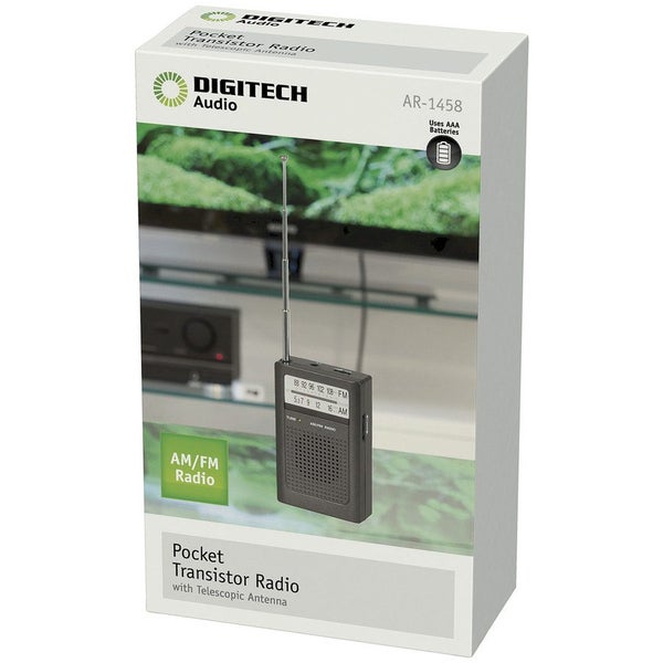 Digitech Portable AM/FM Transistor Radio Carousel 1