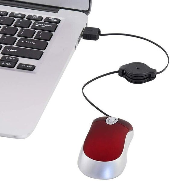 Computer Mouse Mini Retractable Cable Gaming Laptop Kids Mouse 3624912 Carousel 10