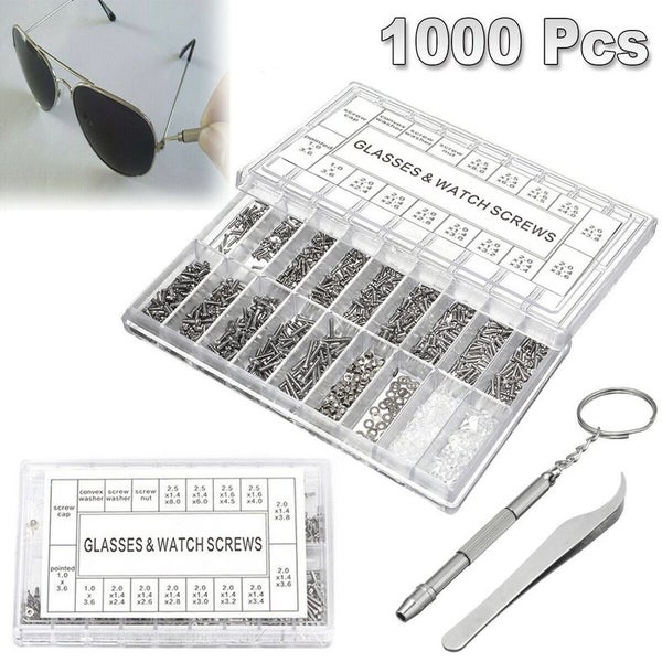 Screws Nut Screwdriver Watch Eyeglass Sun Glasses Repair Tool Set Kit I1669SV0 Carousel 1