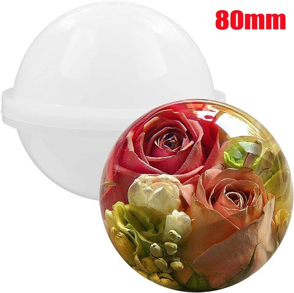 Sphere Ball Resin Silicone Mould 8cm I1021WT8 Carousel 1