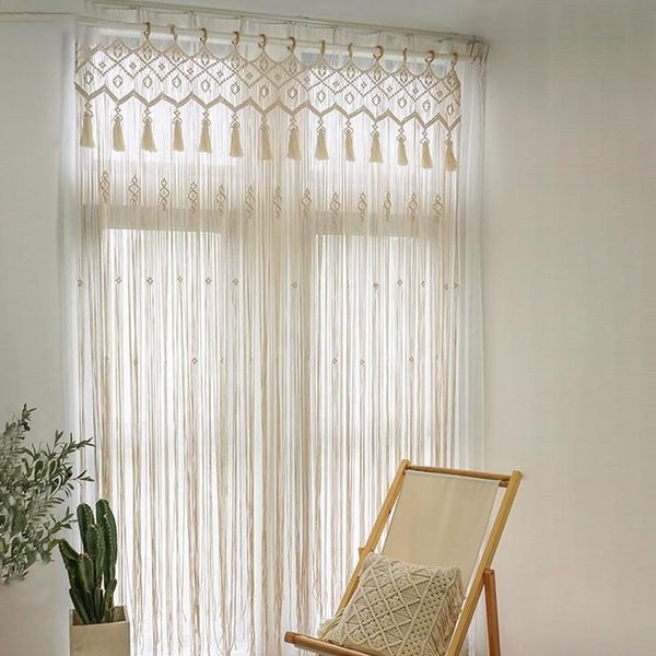 Macrame Curtain Wall Hanging Door Divider I1426MZ0 Carousel 2
