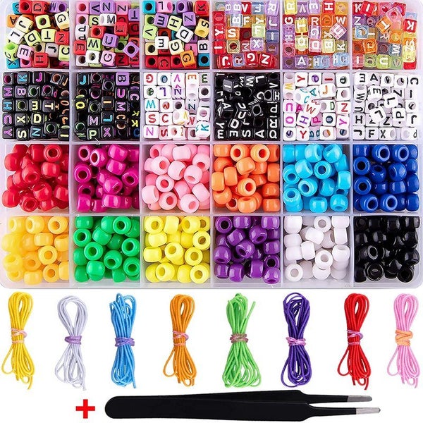 Jewellery Making Supplier Letter Alphabet Beads Bracelet Kit I1306MZ0 Carousel 1