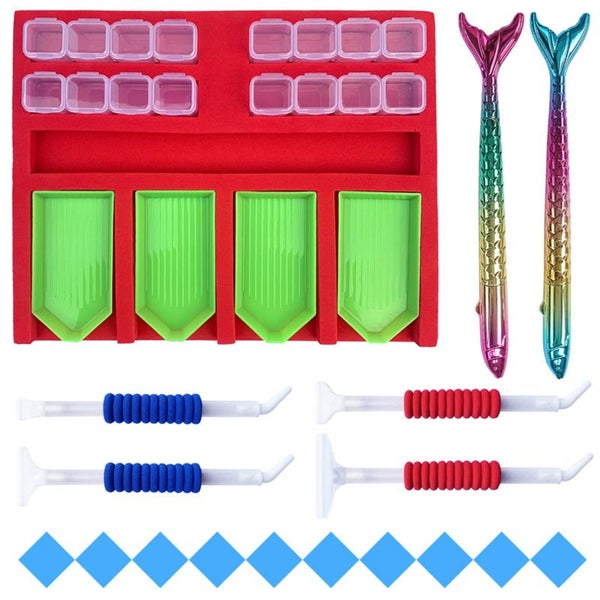 Diamond Art Painting Tray Organiser Holder Pen Kit I1216RD0 Carousel 2
