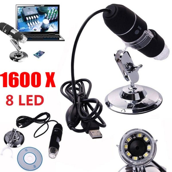 1600 x USB Microscope Magnification Endoscope Magnifier I0695BK16 Carousel 1