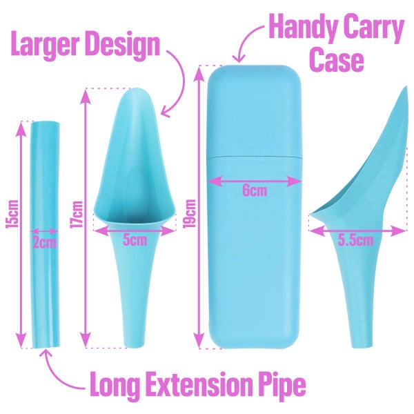 GENUINE SHEWEE FLEXI + CASE- AQUA Female Urination Device63004014715266113