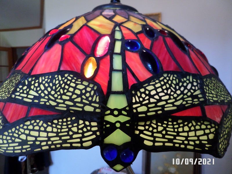 Tiffany Leadlight 40cm shade to fit YOUR lamp FREE FREIGHT 003 Carousel 2