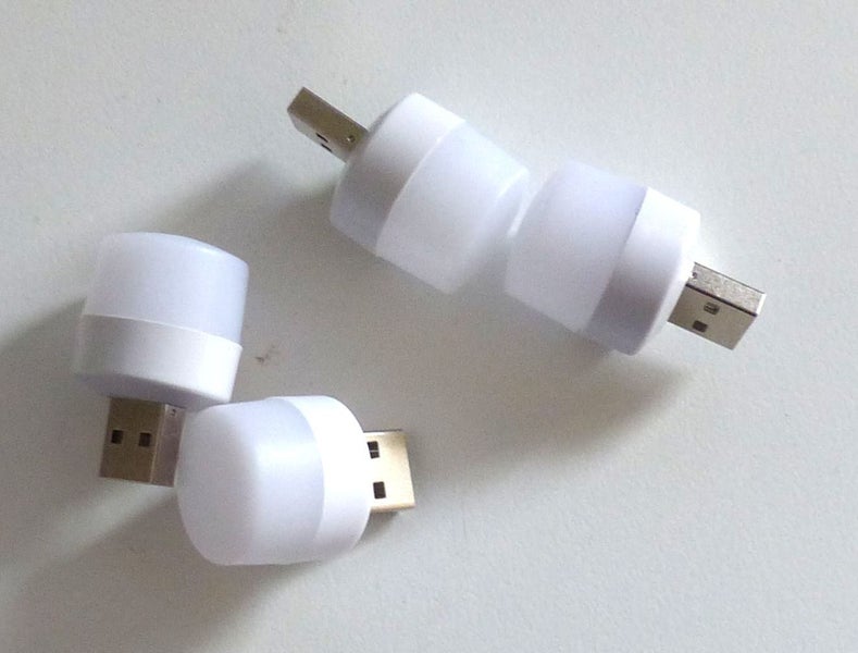 4 x Mini USB Plug Lamp 5V 1W Super Bright Carousel 2