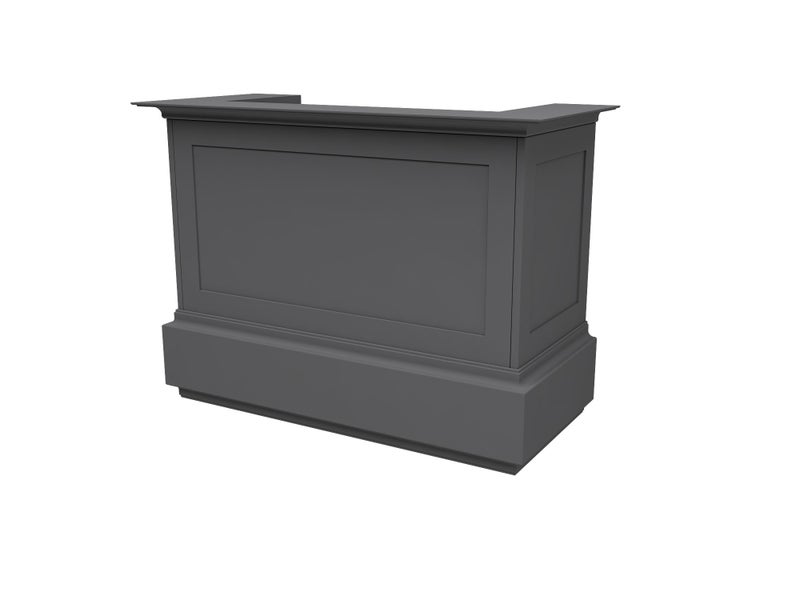 Kitchen Country Canopy Rangehood-Flat Pack 940mm in SHAKER STYLE Slate Grey Carousel 2