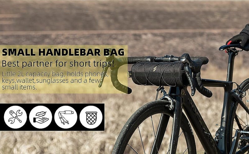 Bike Handlebar Bag Small Bicycle Handle Bar Bag Handy Front Bike Bags Handlebar Carousel 1