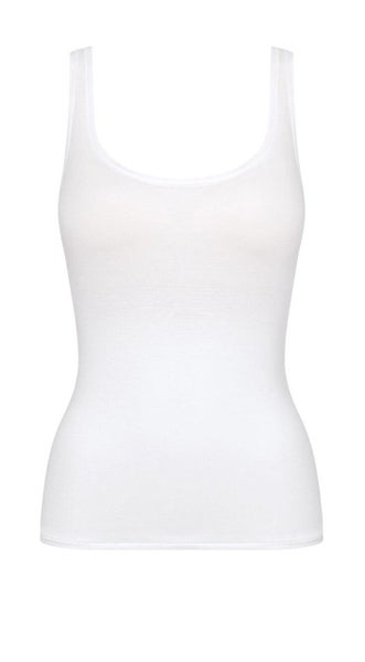 Sloggi Go Allround Shirt 02 Scoop Neck Padded Bra Vest White CS Carousel 5