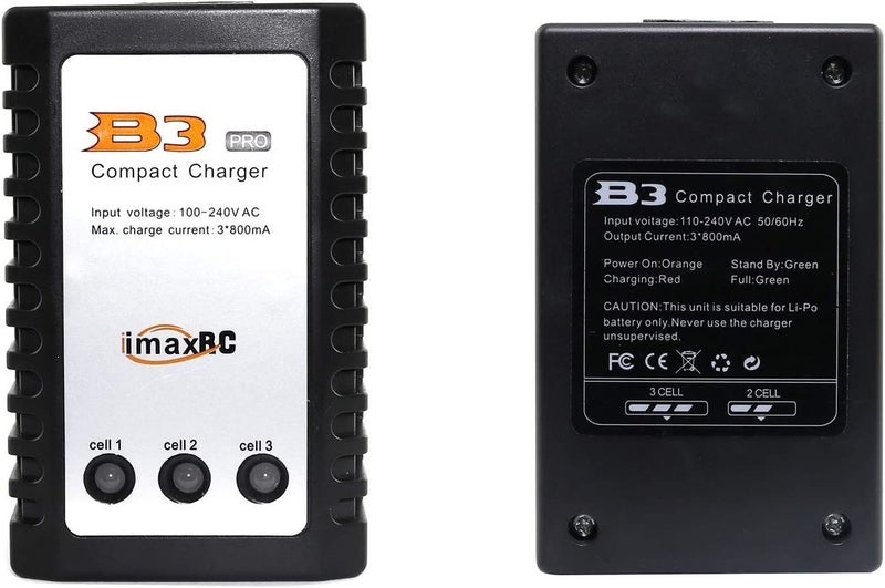 B3 RC LiPo 2S-3S Battery Balancer Charger 7.4V-11.1V RC Pro Compact Charger64168894920322110