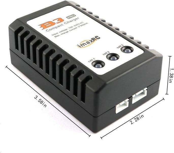 B3 RC LiPo 2S-3S Battery Balancer Charger 7.4V-11.1V RC Pro Compact Charger64168894920322112