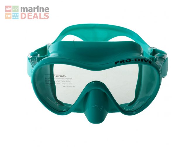 Pro-Dive Touch Frameless Dive Mask Turquoise Carousel 2