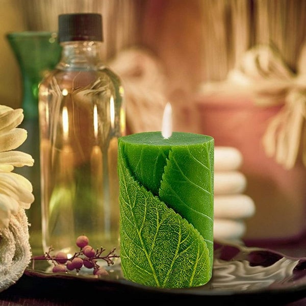 Silicone Candle Molds 3D Leaf Resin Moulds Aromatherapy I1462WT0 Carousel 7