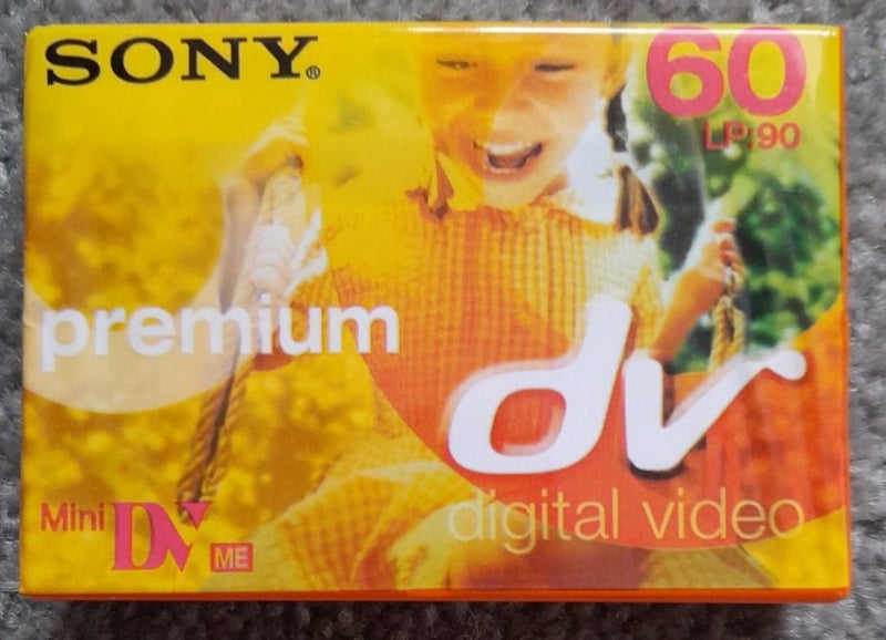 Cassette Mini-DV Sony Premium 60 (DVM60PR3) LP 90 min