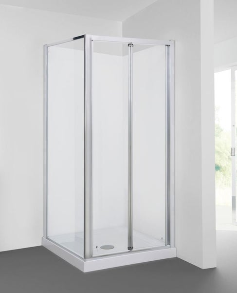 2 Meter HEIGHT 900mm Corner Bi-Fold Door Shower Enclosure Carousel 1