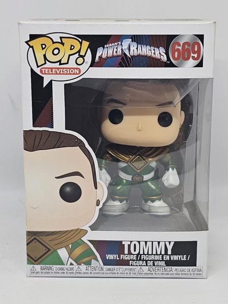 Power Ranger Funko Pop Green Ranger Tommy (W/Out Helmet) Metallic Carousel 1