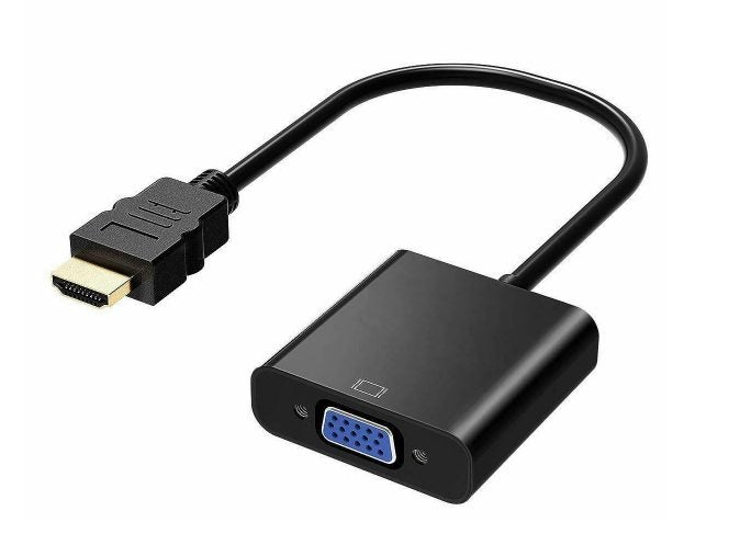 1080P HDMI Male to VGA Female Video Cable Cord Converter Adapter For PC Monitor Carousel 1