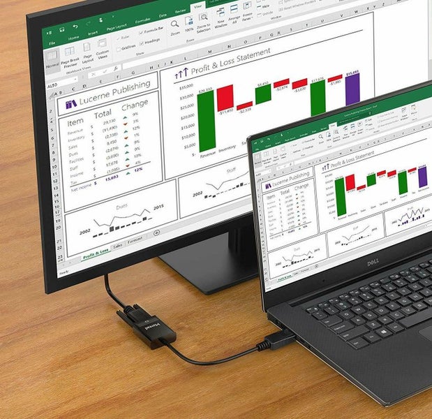 1080P HDMI Male to VGA Female Video Cable Cord Converter Adapter For PC Monitor Carousel 2