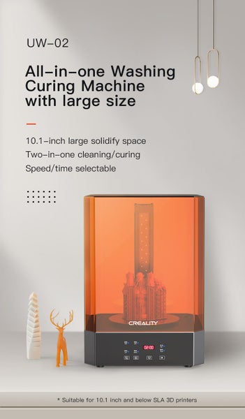 Creality UW-02 10.1 Washing and Curing Machine (NZ Local Stock) Carousel 1