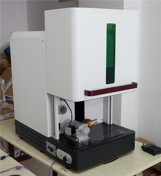 Leapion LM-P Enclosed Fibre Laser Marking Machine 30W Carousel 8