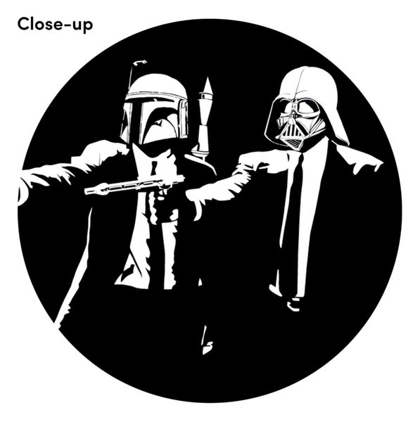Darth Vader Bob Fett Pulp Fiction - A4 Carousel 2