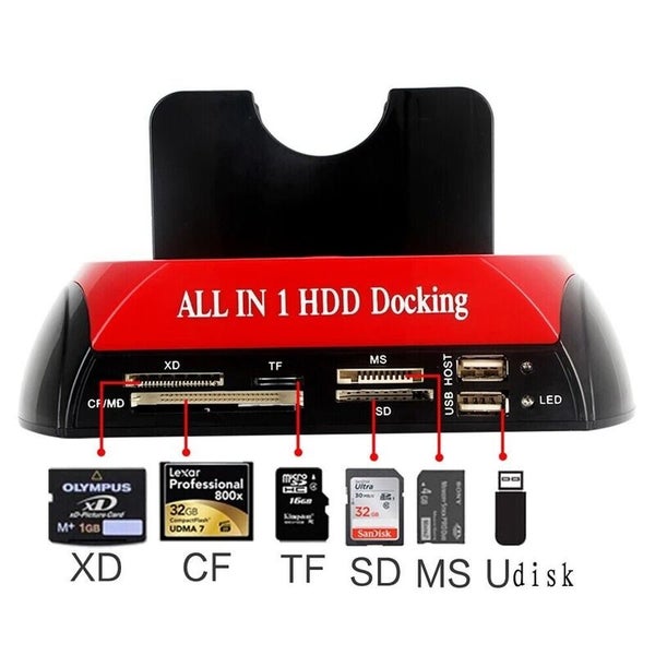 HDD Docking Station +Card Reader 2.5/3.5" IDE/SATA 3601215 Carousel 1