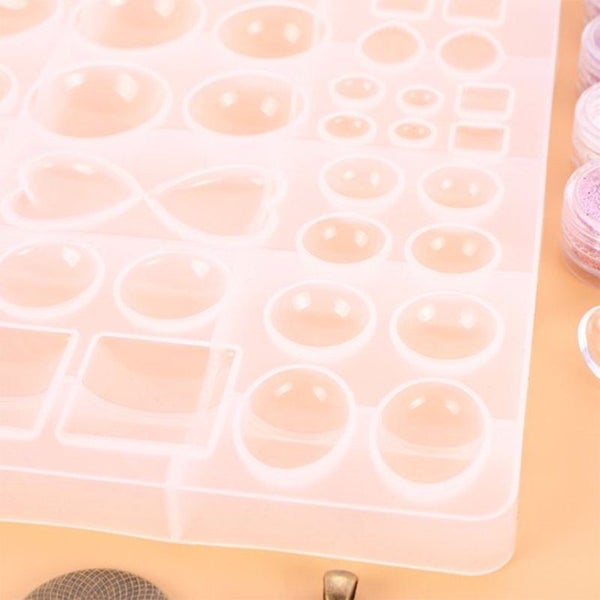 107pcs DIY Resin Casting Craft Molds Silicone Jewelry Coaster Making I0928WT0 Carousel 14