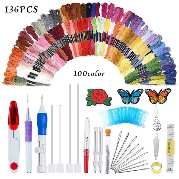 Embroidery Needle Cotton Knitting Sewing Cross Stitching Crochet Kit I1176MZ0 Carousel 2