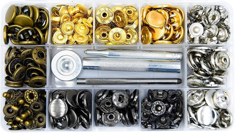 80 Sets Metal Snap Fasteners + Fixing Tools Set I1341DC0 Carousel 7