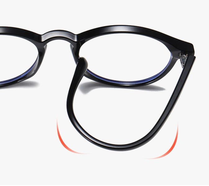 Blue Light Glasses TR90 Anti Blue Rays Blocking Computer Goggles I0701BK0 Carousel 2