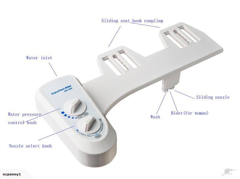 Bidet Toilet Seat Dual Nozzle Special for Ladies 2008401 Carousel 2