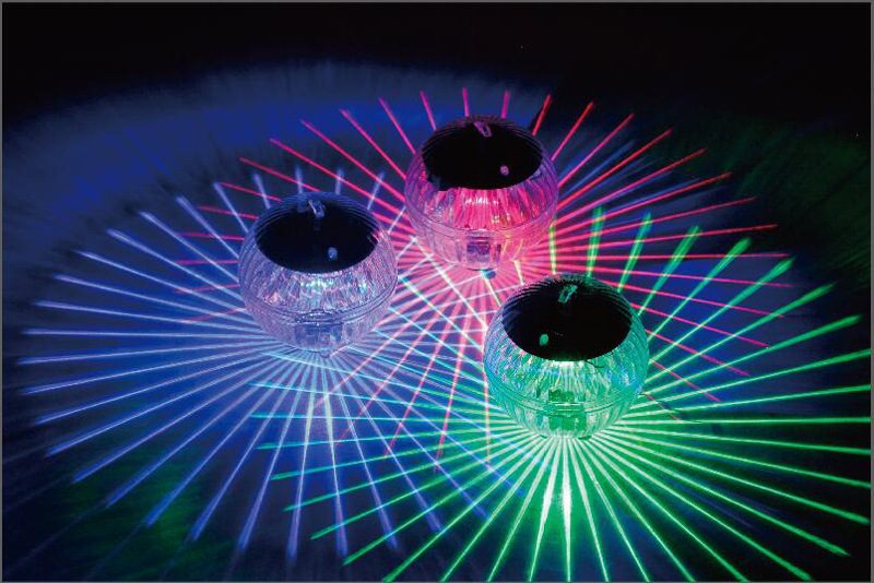 Solar Led Light RGB Color Changing 2004268 Carousel 1